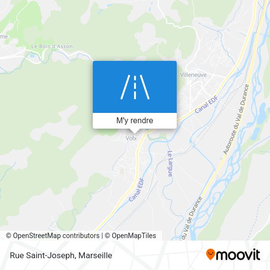 Rue Saint-Joseph plan