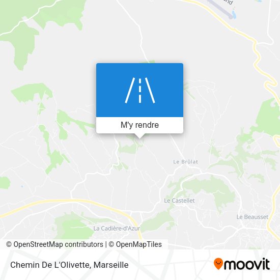 Chemin De L'Olivette plan