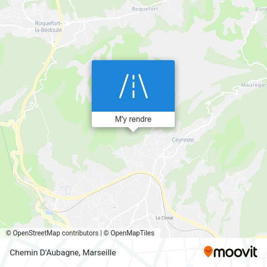 Chemin D'Aubagne plan