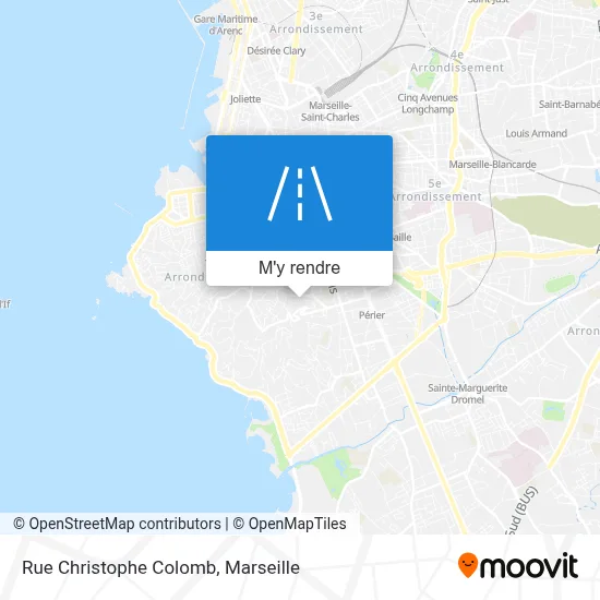 Rue Christophe Colomb plan