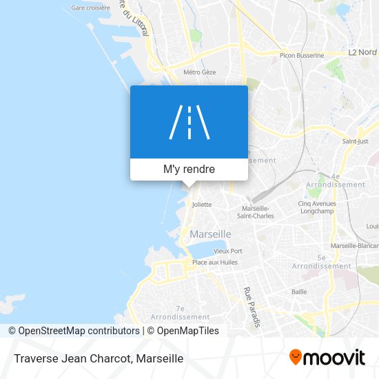 Traverse Jean Charcot plan