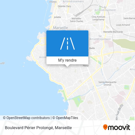 Boulevard Périer Prolongé plan