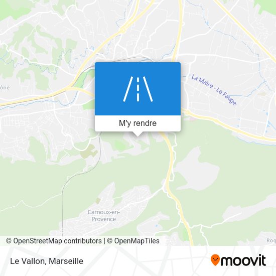 Le Vallon plan