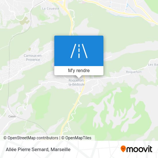 Allée Pierre Semard plan