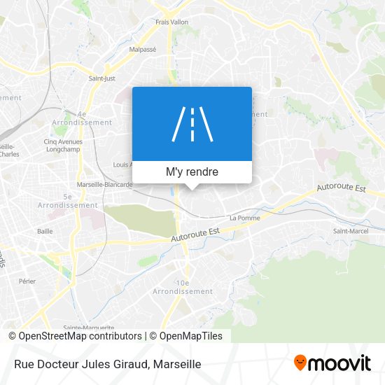 Rue Docteur Jules Giraud plan