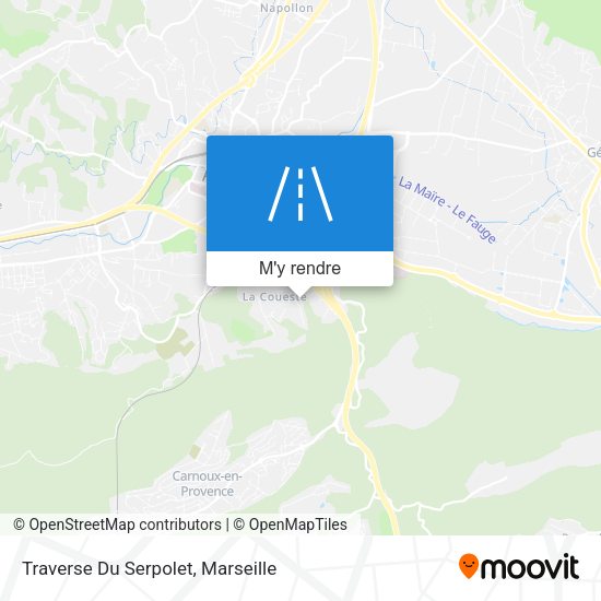 Traverse Du Serpolet plan