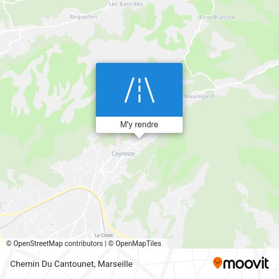 Chemin Du Cantounet plan