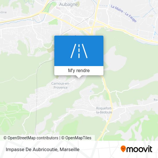 Impasse De Aubricoutie plan