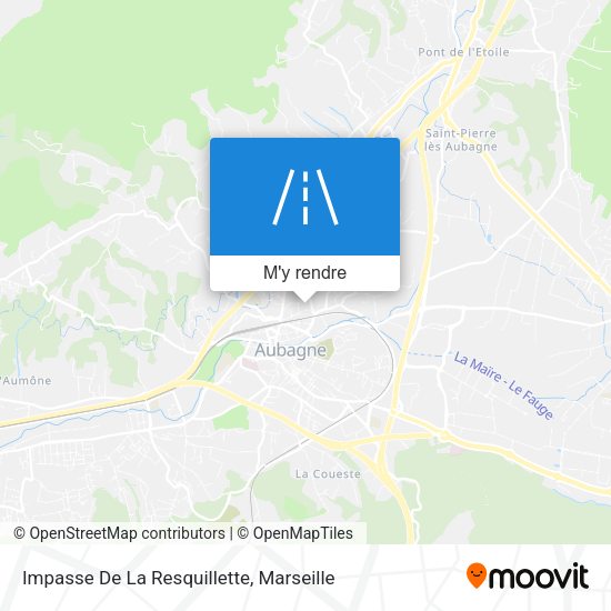 Impasse De La Resquillette plan
