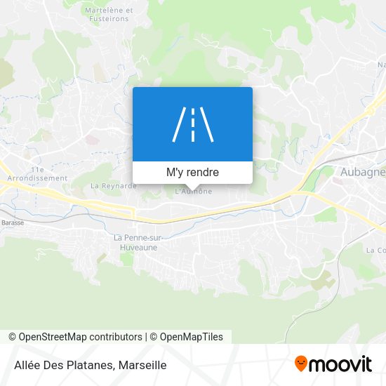Allée Des Platanes plan