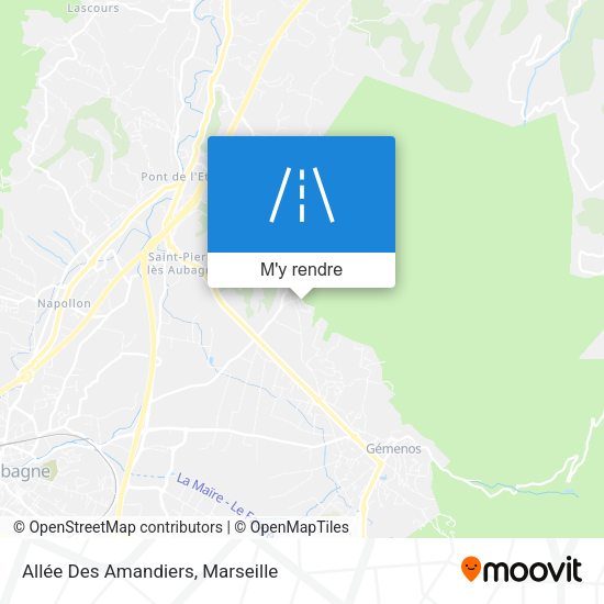 Allée Des Amandiers plan