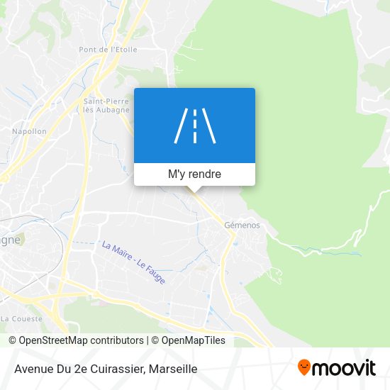 Avenue Du 2e Cuirassier plan