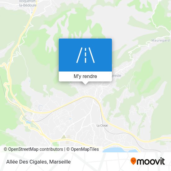 Allée Des Cigales plan