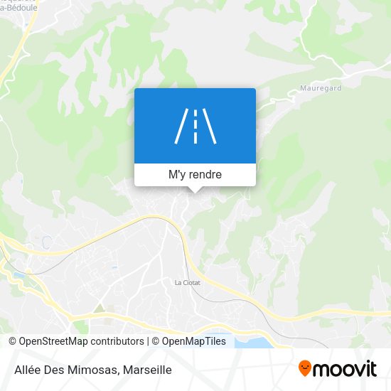 Allée Des Mimosas plan