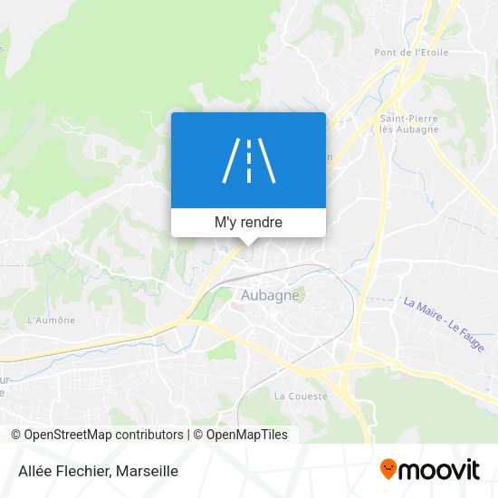 Allée Flechier plan