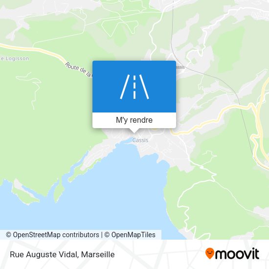 Rue Auguste Vidal plan