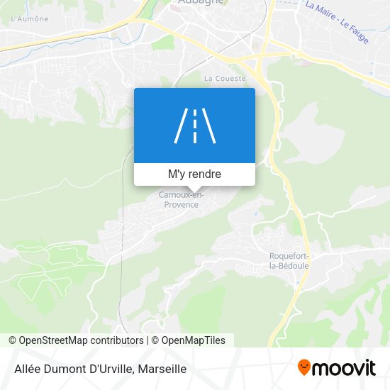 Allée Dumont D'Urville plan