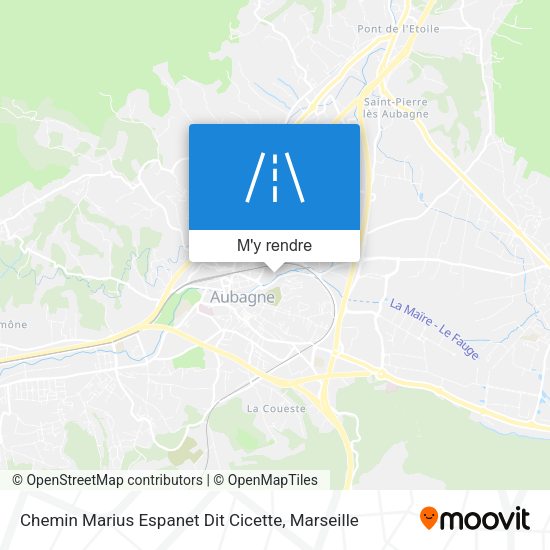 Chemin Marius Espanet Dit Cicette plan