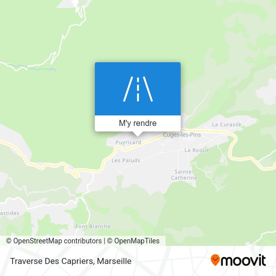 Traverse Des Capriers plan
