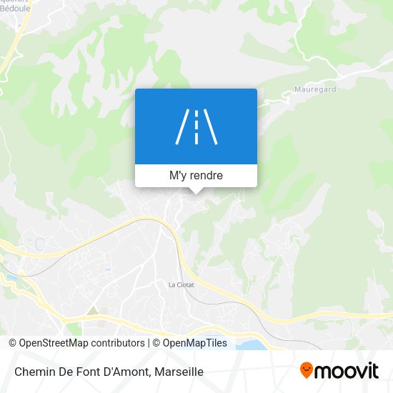 Chemin De Font D'Amont plan