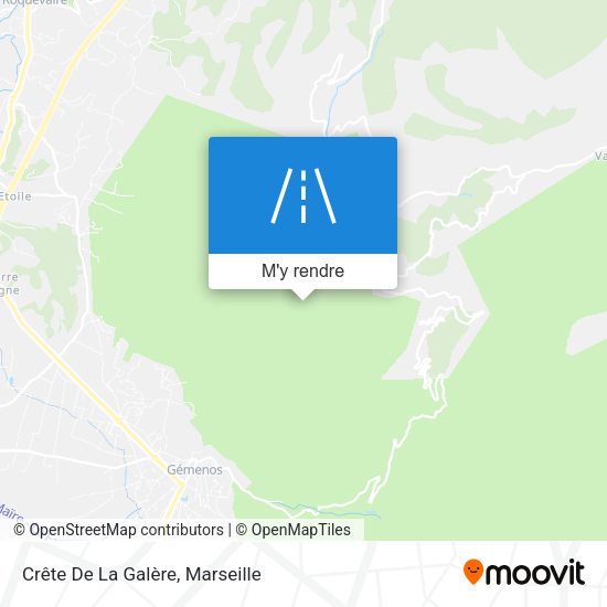 Crête De La Galère plan
