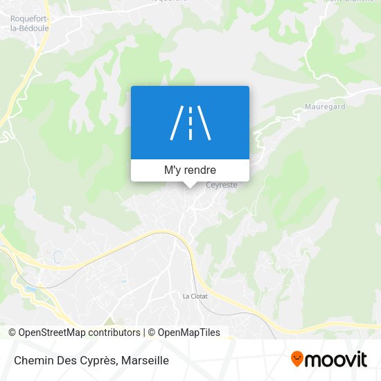 Chemin Des Cyprès plan