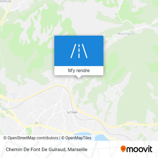 Chemin De Font De Guiraud plan