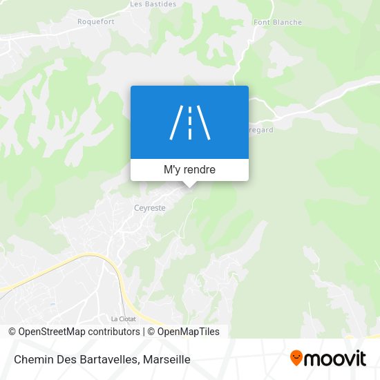Chemin Des Bartavelles plan