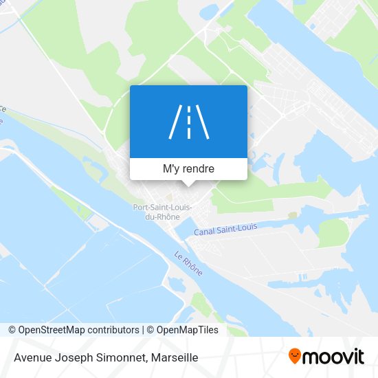 Avenue Joseph Simonnet plan