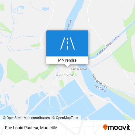 Rue Louis Pasteur plan