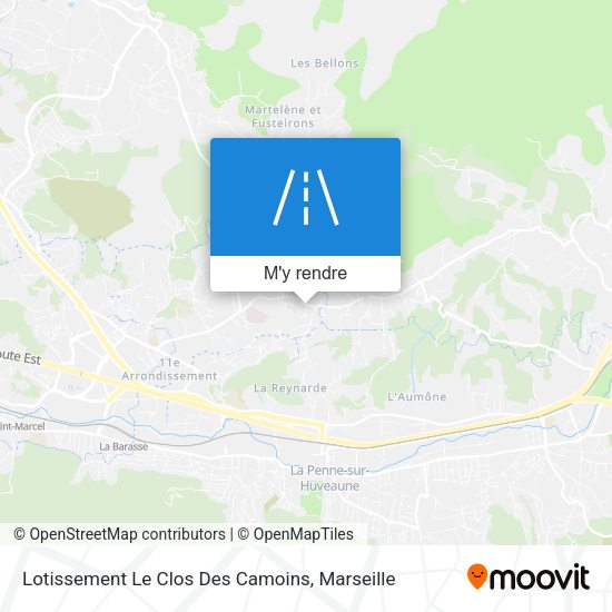 Lotissement Le Clos Des Camoins plan