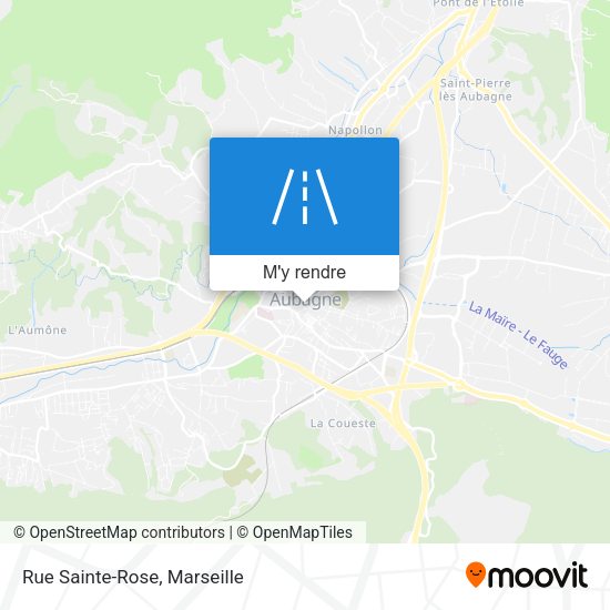 Rue Sainte-Rose plan