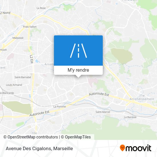 Avenue Des Cigalons plan