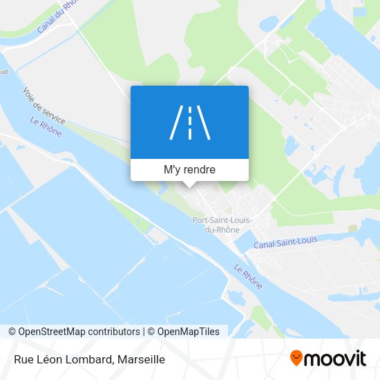 Rue Léon Lombard plan