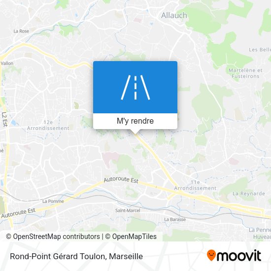 Rond-Point Gérard Toulon plan