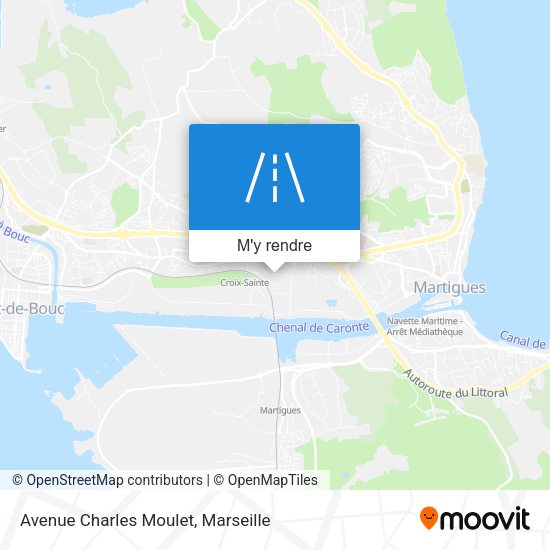 Avenue Charles Moulet plan