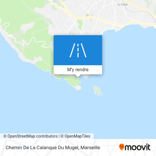 Chemin De La Calanque Du Mugel plan