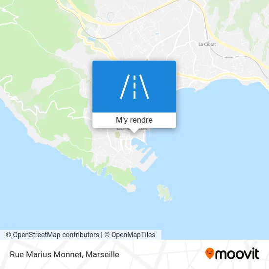 Rue Marius Monnet plan