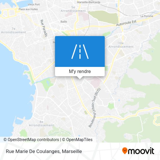 Rue Marie De Coulanges plan