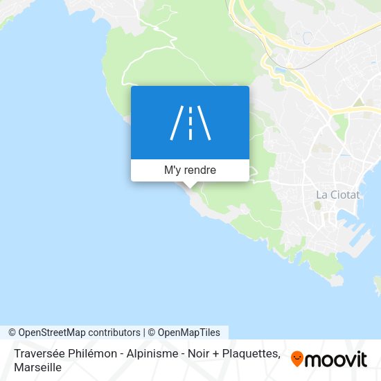 Traversée Philémon - Alpinisme - Noir + Plaquettes plan