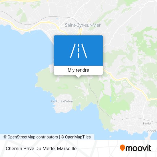 Chemin Privé Du Merle plan
