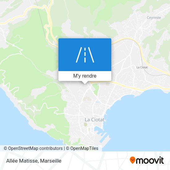 Allée Matisse plan
