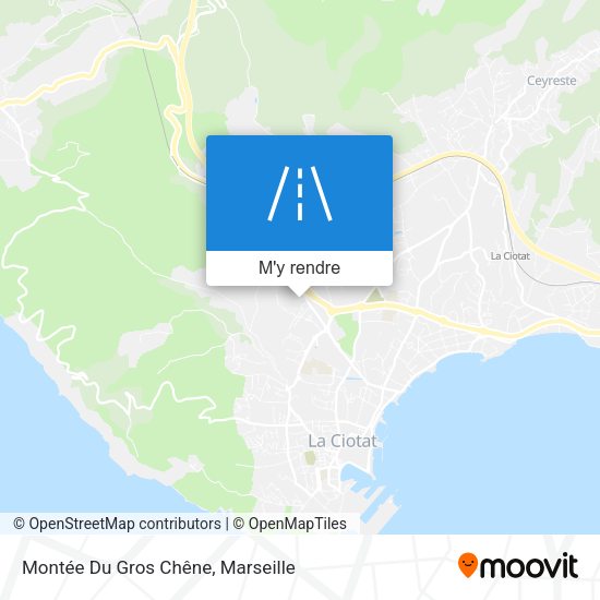Montée Du Gros Chêne plan
