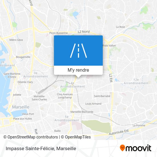 Impasse Sainte-Félicie plan