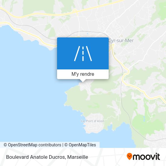 Boulevard Anatole Ducros plan