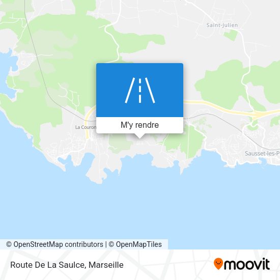 Route De La Saulce plan