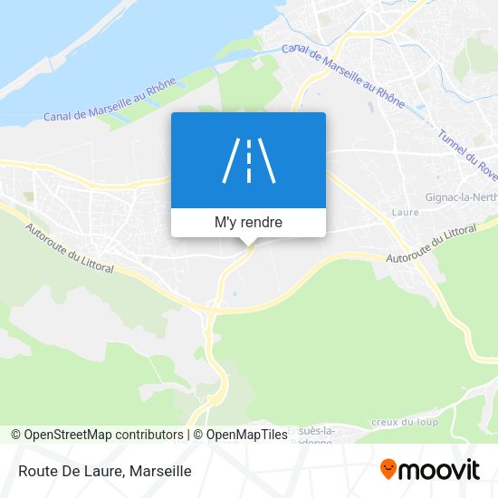 Route De Laure plan
