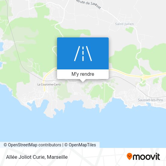 Allée Joliot Curie plan