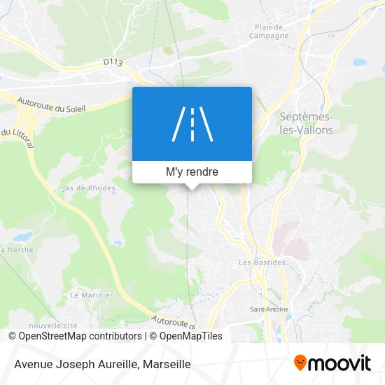 Avenue Joseph Aureille plan