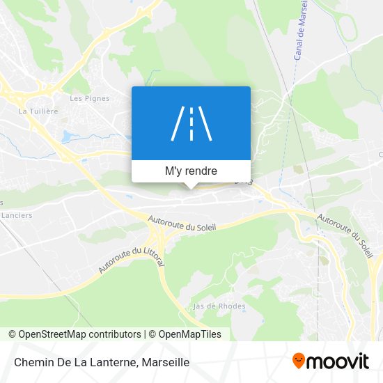 Chemin De La Lanterne plan